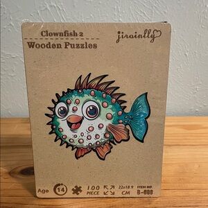 Clownfish 2 Wooden Puzzle